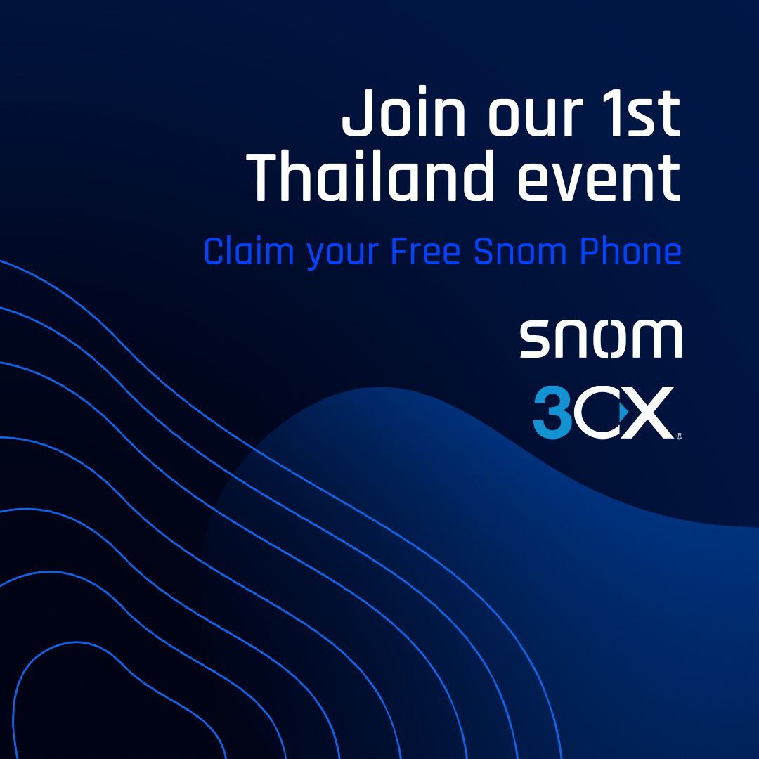 Join the first Snom Thailand Partner Event by Cal4Care